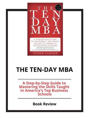 cover image of The Ten-Day MBA